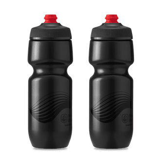 Wave 24oz Water Bottle - Black Shadow