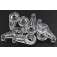 thumbnail image 3 of 50 Pcs Glass Retainer Clips Kit, Plastic Retainer Clips with Included Screws for Cabinet Doors, Mirrors, Glass Panels and More, Easy Installation (Clear), 3 of 7