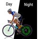 thumbnail image 5 of Reflectores de radios Palos de radios de bicicleta Tiras reflectantes de advertencia de motocicleta Tubo Ciclismo Clips reflectores de radios verdes para decoración de bicicletas, 48 piezas Namotu LKX-1067, 5 of 7