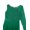Dark_Green, variant on DPOIS Womens Long Sleeve Lyrical Contemporary Ballet Dance Leotard Dress