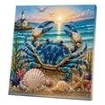 thumbnail image 2 of Underwater Crabs Diamond Art Kit, with Frame Crystal Rhinestone Canvas for Home Wall Decor Relaxing DIY Craft Gift, Gifts for Family and Friends(Crabs), 2 of 8