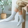 thumbnail image 7 of Eltusu Baby Boys Cotton Socks, Running Mid-Calf Breathable 5 Pieces Spring Fall Socks White Size 1-3 T, 7 of 7