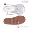 thumbnail image 3 of Jessica Simpson Womens Plush Open Toe Slide On House Slipper with Bow, 3 of 9
