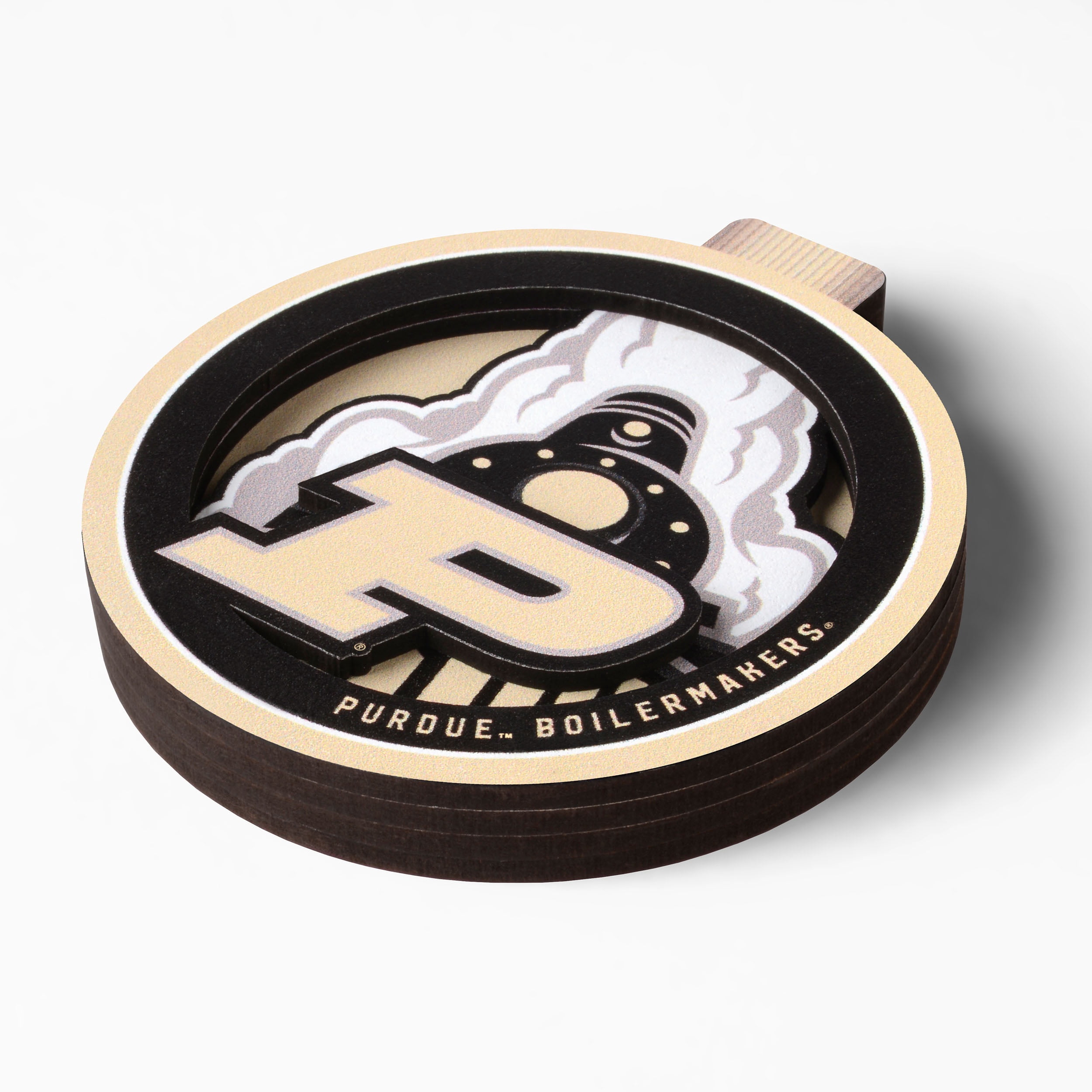 YouTheFan NCAA Purdue Boilermakers 3D Logo Series Ornament