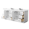 thumbnail image 7 of Wyndham Collection Wcf4141-84D-Vca-Us3mxx Strada 84" Free Standing Double Basin Vanity Set, 7 of 7
