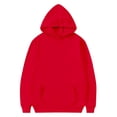 thumbnail image 5 of Bainana Kids Girls' Hoodies Letter Print Long Sleeve Hooded Sweatshirts Comfort Fit Child School Play Tops Clothes Red Size 7-8 Years, 5 of 7