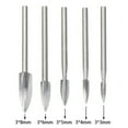 thumbnail image 2 of 5Pcs Wood Carving Engraving Drill Bit Set For Woodworking Carbide Grinding Tool, 2 of 9