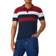 thumbnail image 1 of TRKIYQC Camiseta Casual para Hombre, Verano, Manga Corta, Contraste de Color, Raya, Patchwork, Slim-Fit, Solapa, Tops TRKIYQC casual, 1 of 7