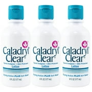 Caladryl Clear Skin Protectant Lotion 6 oz (Pack of 3)