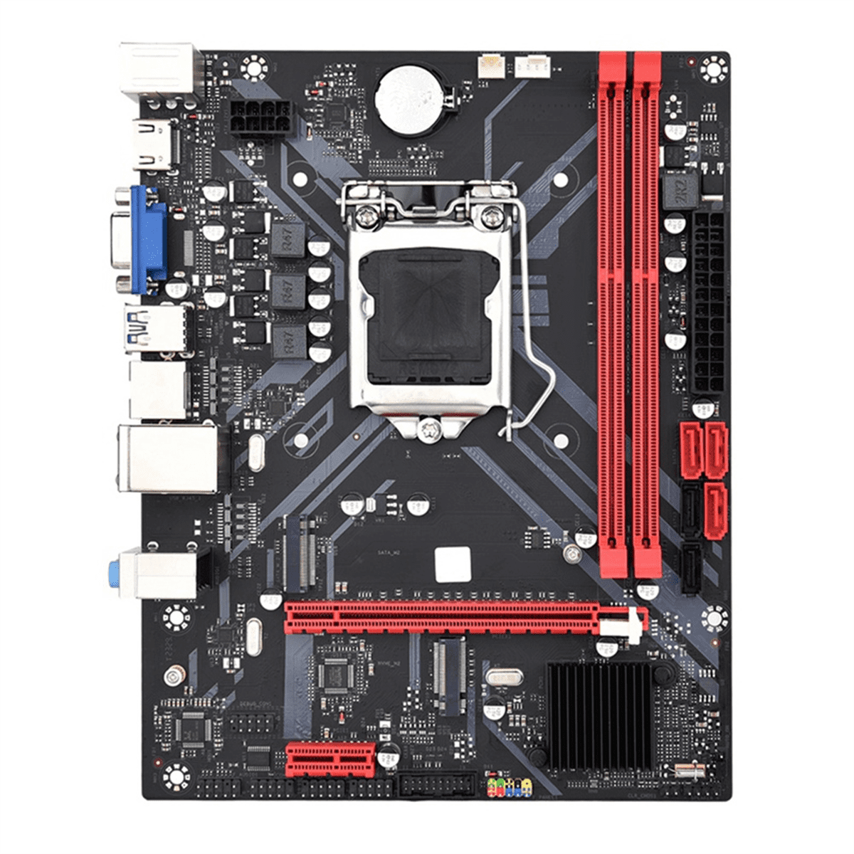 B85M VHL Desktop Motherboard with 1X DDR3 1600MHz 8G RAM LGA 1155 for I3 I5 I7 CPU USB 3.0 SATA 3.0 Support Up to 16GB Walmart