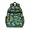 Football and Hexagon Green Pattern, variant on Football and Hexagon Green Pattern Cute School Backpack Bag for School with Padded Back and Adjustable Shoulder Straps 15.25"x11.5"x5.25"