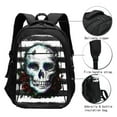 thumbnail image 3 of Daiia Watercolor Skull Pattern USB Charging Backpack for Men and Women, Anti-Theft Backpack,Travel Backpack,School Backpack,College Backpack,Laptop Backpack, 3 of 7