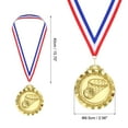 thumbnail image 2 of Uxcell 2.6" Gold Basketball Medals, Basketball Award Medals, 2 of 6