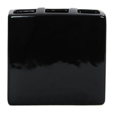 Enigma Ceramic Toothbrush Holder Black Enigma Ceramic Toothbrush Holder Black