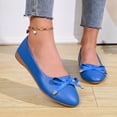 thumbnail image 2 of Loafers for Women, Plus Size Soft Sole with Bows, Trendy Comfortable Flat Shoes for Spring Summer, 2 of 9