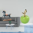 thumbnail image 2 of Escultura De Caballo De Pie Para Escritorio, Sala De Estar, Estantería, Decoración Fengshui Con Estatua, Adorno, Obra De Arte De Simulación, Escultura De Fruta De Cerámica Para Cafetería,, 2 of 8