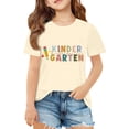 thumbnail image 3 of Miaju First Day Of School Cute Shirts for Girls Crewneck Short Sleeve T-Shirt Letter Graphic Printed Soft Gentleman Tops T-Shirt Boys & Girls Shirts, 3 of 5