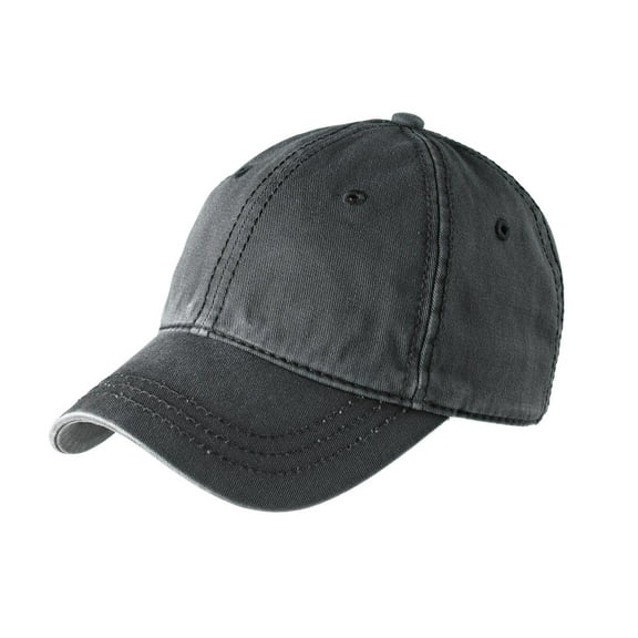 District Adult Unisex Regular Plain Cap Nickel/Black One Size Fits All