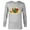 Athletic Heather, variant on Disney PIXAR The Incredibles Holiday Decorating - Long Sleeve T-Shirt for Men - Customized-White