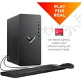 thumbnail image 2 of HP Victus Gaming Desktop, AMD Radeon 5 5600G, 16GB RAM, 1TB PCIe SSD, AMD Radeon RX 6400 Graphics, Wi-Fi 6, Bluetooth, Windows 11 Home, Wired Keyboard & Mouse, Cefesfy Gaming Mouse, 2 of 6