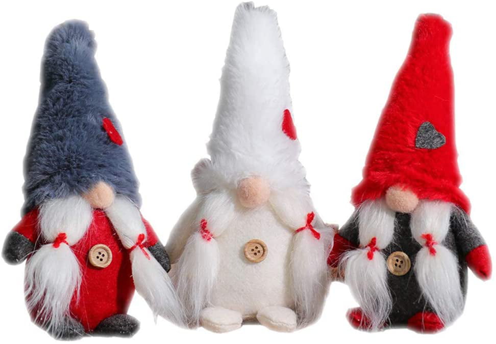 Christmas Gnome Plush Doll Land God Santa Figurine Decor forest man ornaments 