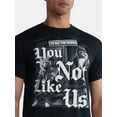 thumbnail image 4 of Humor Men's and Big Men's Cats You Not Like Us Cotton Graphic Tee Shirt, Sizes S-3XL, 4 of 5