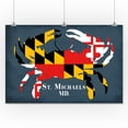 thumbnail image 2 of Maryland Flag Crab, St. Michaels, Maryland (24x36 Giclee Gallery Art Print, Vivid Textured Wall Decor), 2 of 3
