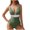 Army Green-24, variant on DISKEBUISS Bikini Sets for Women Summer Beach Solid Color Sexy Backless Strap Bikini Swimsuit