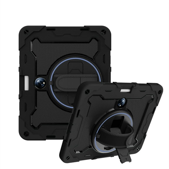 Compatible for OnePlus Pad Case,3in1 Armor Heavy Shockproof Protective Rugged Kickstand with Shoulder Strap（Without Screen Protector, Pen） - B