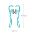 thumbnail image 3 of WSBDENLK Rollback and Cervical Massager Neck Clamping Massage Tool Six Wheel Neck Kneading Massager Manual Multifunctional Household Massager, 3 of 9