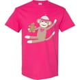 thumbnail image 3 of Inktastic Sock Monkey Gingerbread T-Shirt, 3 of 5