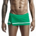 thumbnail image 2 of Pepeey Mens Sexy Swimwear Men Boxer Brief Mens Boxer Briefs Polyester Spandex Mens Underwear Pink Boxers for Men Men's Boxer Briefs Mens Thong Underwear With Pouch, 2 of 6