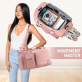 thumbnail image 2 of Maleta Deportiva Bolsa Gimnasio Viaje Mochila Fitness 2pcs Xtellar Color Rosa, 2 of 3