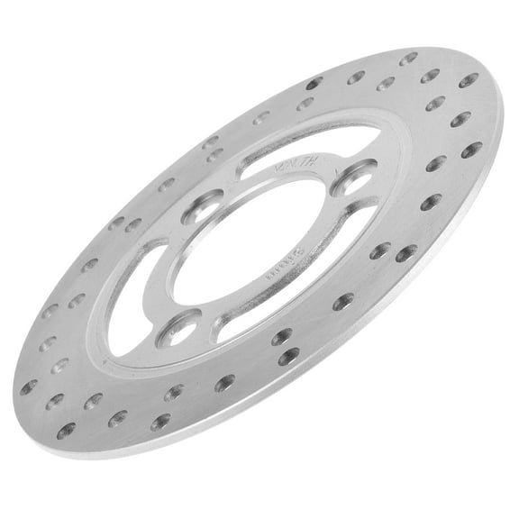 TEHAUX Sturdy Bicycle Disc Brake, Silver, Efficient Stopping, for Motorcycle