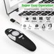 thumbnail image 5 of Presentación Clicker Puntero Láser Remoto-Presentador USB Inalámbrico-Presentación de diapositivas Powerpoint Clicker - Compatible con Win10mac-Soporte Pptkeynotegogl Feliz Sencillez, 5 of 5