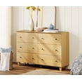 thumbnail image 1 of WAMPAT Commode Moderne à 6 Tiroirs - Solution de Rangement pour Chambre, Chambre d'Enfant, Salon et Chambre de Bébé, Chêne, 1 of 9