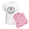 thumbnail image 6 of CafePress - Vintage Heart And Key Women's Light Pajamas - Women's Short Sleeve Print T-Shirt and Pants Light Cotton Pajama Set, 6 of 7