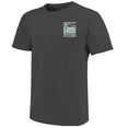 thumbnail image 2 of Men's  Graphite Michigan State Spartans Comfort Colors Minimal Vista Distressed Graphics T-Shirt, 2 of 3