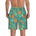 thumbnail image 3 of Naloa Fall Forest Squirrel Men's Beach Shorts, Surfing shorts, Swim trunks, Quick Dry Swim Trunks for Surfing Beach Fun - Large, 3 of 9