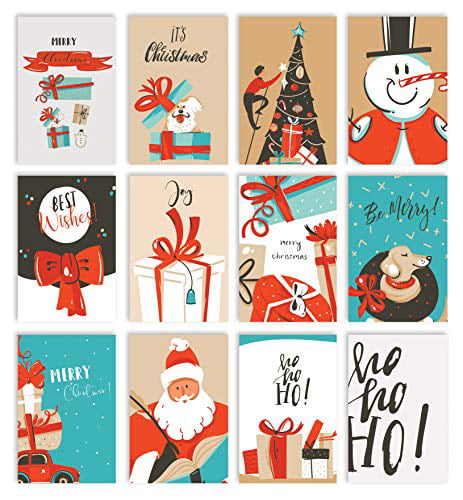 Printed in the USA Christmas Cards 25 Signature Greeting Cards with Your Custom Message and Envelopes Holiday Charms
