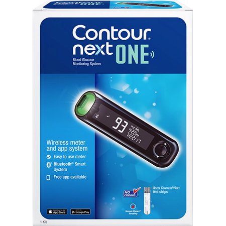 Contour Next ONE Blood Glucose Monitoring System (Best At Home Glucose Monitor)
