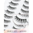 thumbnail image 3 of LengedHope 10 Pair Eyelashes Natural Look Faux Mink Lashes Pack Handmade Fluffy False Eyelashes Cat Eye Lashes, 3 of 6