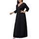thumbnail image 3 of Vestido de talla grande para mujer, invitado de boda, cintura imperio, vestidos largos 2024, vestido largo elegante de verano con hombros descubiertos, 3 of 5