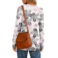 thumbnail image 5 of Textilo Long Sleeve Tops for Women Casual Crew Neck Button Top Loose Fit Henley Shirts Holiday Floral Printed Fall Fashin Clothing, 5 of 5