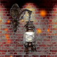 thumbnail image 2 of Retro LED Wall Lamp Barn Lantern Inspired Coal Oil Wall Light in European Antique Style, 2 of 5