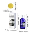 thumbnail image 2 of Plastic Restorer for Cars Ceramic Plastic Coating Trim Restore, Resists Water, UV Rays, Dirt, Ceramic Coating, Not Dressing, Hydrophobic Trim Coating, Highly Concentrated, 2 of 7
