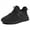 Black, variant on Kushyshoo Kids Sneakers White Running Tennis Athletic Shoes for Girls Size 1 (Gig Kid)