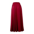 thumbnail image 3 of Doublju Women's Flowy Flared Comfy Maxi Skirt (Plus Size Available), 3 of 4