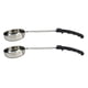 thumbnail image 1 of 2X Cuchara de Salsa para Untar de Pizza Manejar de Goma Cuchara de Cocina de Fondo Plano Cuchara de Cocina de Acero Inoxidable Cuchara de Sopa para Mezclar Y Medir -6 Oz, 1 of 5