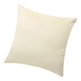 thumbnail image 2 of Funda de almohada cuadrada de terciopelo con forma de almohada, funda de almohada decorativa para sofá de color sólido, beige sidaley HA003042-09, 2 of 6